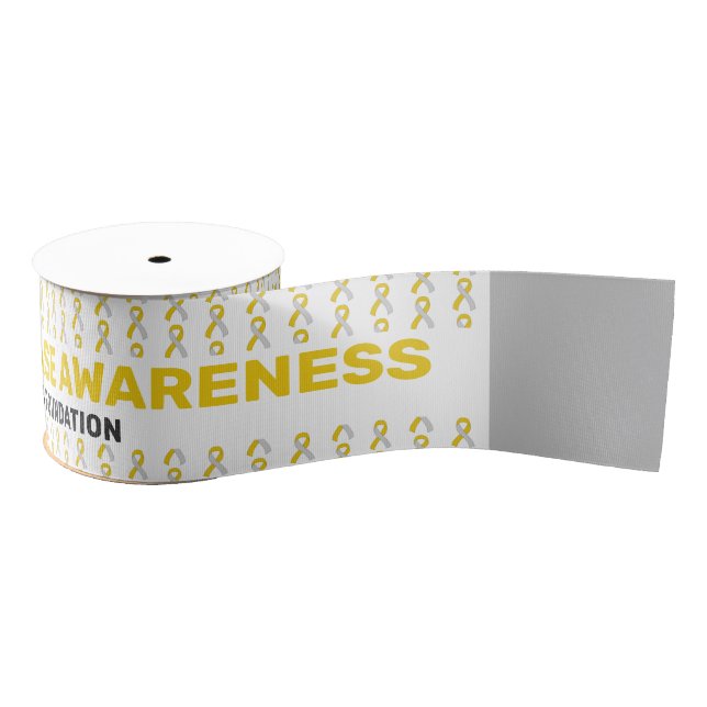 Meniere's Disease Awareness Pattern Ribbon Ripsband (Spule)