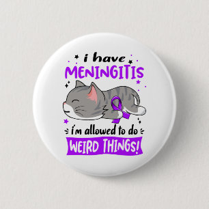 Meningitis Sensibilisierung Monat Band Geschenke Button