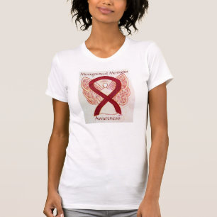 Meningokokken Meningitis Bewusstseinsbildung Ribbo T-Shirt