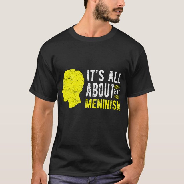 Meninist| Antifeminismus T-Shirt (Vorderseite)