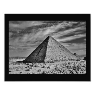 Menkaure Pyramide von Gizeh Fotodruck