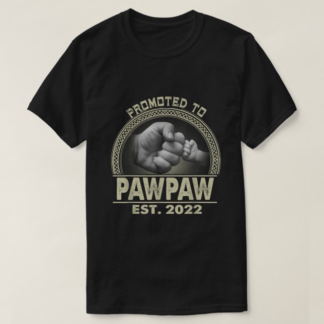Menne promoviert, um Pawpaw 2022 Funny Geschenk ne T-Shirt (Design vorne)