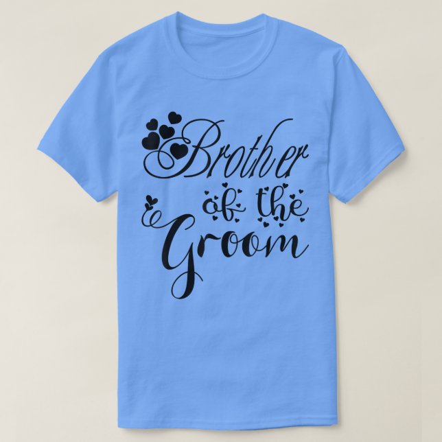 Mennenbrüder der Groom-Funny Wedding oder Bachelo T-Shirt (Design vorne)