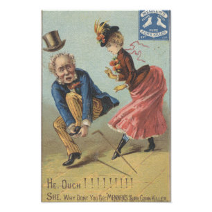 Mennen's Sure Corn Killer Ephemera Foto Print