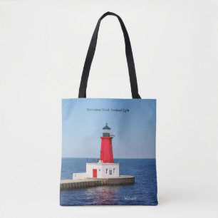 Menominee North Pierhead Light auf der ganzen Tasc