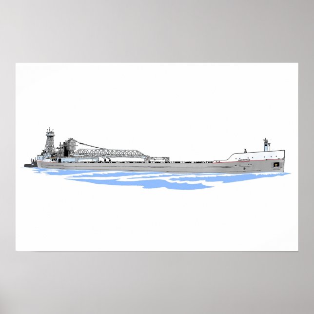 Menominee und Tug Olive L. Moore Poster (Vorne)