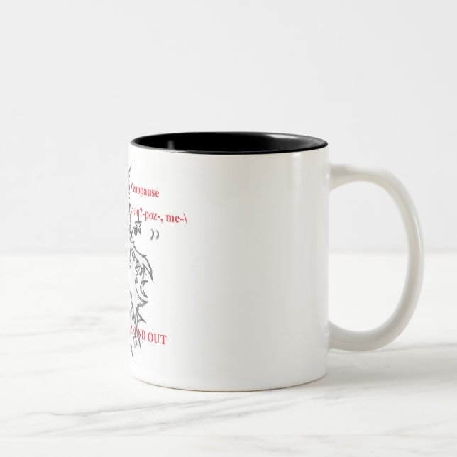 Menopause Erwärmung Tasse (Rechts)