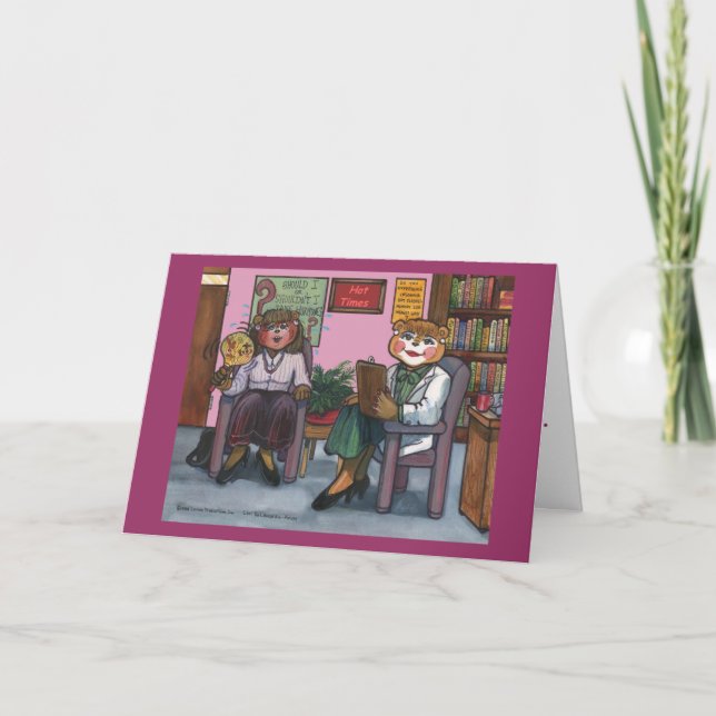 Menopause Grußkarten Karte (Vorderseite)