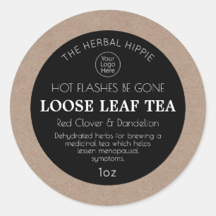 Menopause Loose Labels für Kräutertee Runder Aufkleber
