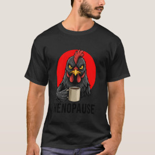 Menopause Lustig Henopause Retro Vintage Schwarz C T-Shirt
