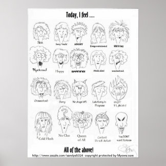 Menopause Moods Poster