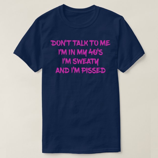 Menopause T Shirt (Design vorne)