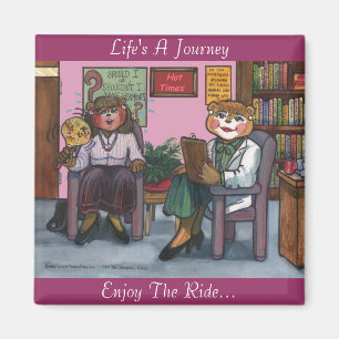 Menopausen-Magnet mit Mitteilung Magnet