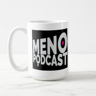 Menopodcast Logo-Tasse - 15 Unze Kaffeetasse