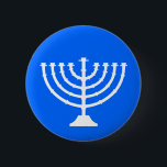 Menorah Feiertags-Knopf Button<br><div class="desc">Feiertags-Knopf Chanukkas Menorah</div>