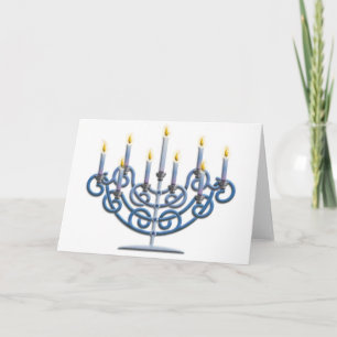 Menorah Feiertagskarte