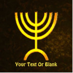 Menorah Flame<br><div class="desc">Eine braune und goldene digitale Darstellung der jüdischen siebenverzweigten Menorah (Hebräisch: מְ נ וֹ רָ ). Fügen Sie Ihren eigenen Text hinzu. Die siebenverzweigte Menorah, die im tragbaren Set von Moses in der Wildnis und später im Tempel in Jerusalem verwendet wird, ist seit der Antike ein Symbol des Judentums und...</div>