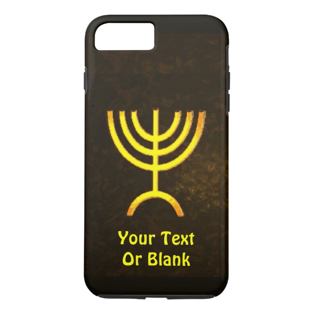 Menorah Flame Case-Mate iPhone Hülle (Rückseite)