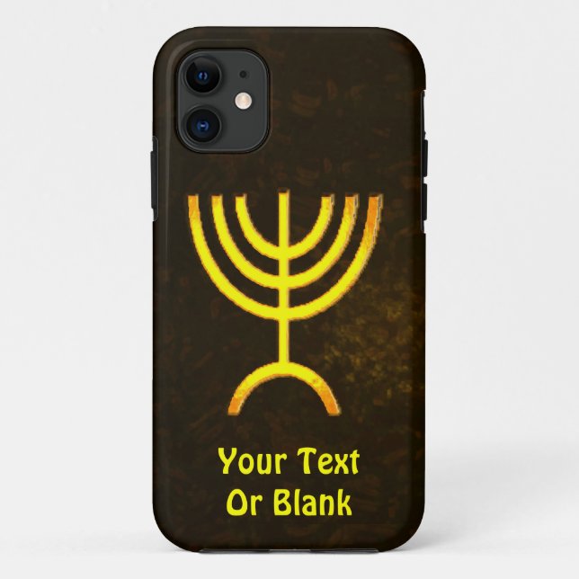 Menorah Flame Case-Mate iPhone Hülle (Rückseite)