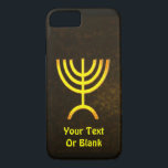 Menorah Flame Case-Mate iPhone Hülle<br><div class="desc">Eine braune und goldene digitale Darstellung der jüdischen siebenverzweigten Menorah (Hebräisch: מְ נ וֹ רָ ‎). Fügen Sie Ihren eigenen Text hinzu. Die siebenverzweigte Menorah, die im tragbaren Set von Moses in der Wildnis und später im Tempel in Jerusalem verwendet wird, ist seit der Antike ein Symbol des Judentums und...</div>