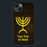 Menorah Flame Case-Mate iPhone Hülle<br><div class="desc">Eine braune und goldene digitale Darstellung der jüdischen siebenverzweigten Menorah (Hebräisch: מְ נ וֹ רָ ‎). Fügen Sie Ihren eigenen Text hinzu. Die siebenverzweigte Menorah, die im tragbaren Set von Moses in der Wildnis und später im Tempel in Jerusalem verwendet wird, ist seit der Antike ein Symbol des Judentums und...</div>
