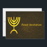 Menorah Flame Einladung<br><div class="desc">Diese Einladung kann für jeden Anlass verwendet werden: ein Purim-Party, Pessach-Seder, oder ein Bar oder Bat Mitzvah. Eine digitale Darstellung der jüdischen siebenverzweigten Menorah (Hebräisch: מְ נ וֹ רָ ‎). Die siebenverzweigte Menorah, die im tragbaren Set von Moses in der Wildnis und später im Tempel in Jerusalem verwendet wird, ist...</div>