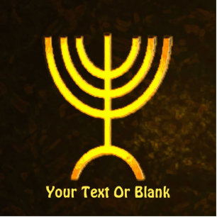 Menorah Flame Fotoskulptur Magnet