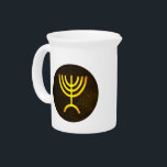Menorah Flame Krug<br><div class="desc">Eine digitale Darstellung der jüdischen siebenverzweigten Menorah (Hebräisch: מְ נ וֹ רָ ‎). Die siebenverzweigte Menorah, die im tragbaren Set von Moses in der Wildnis und später im Tempel in Jerusalem verwendet wird, ist seit der Antike ein Symbol des Judentums und das Emblem des modernen Staat Israel. Der Kohanim zündete...</div>