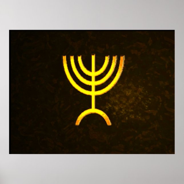 Menorah Flame Poster (Vorne)