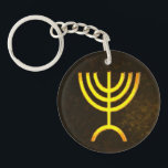 Menorah Flame Schlüsselanhänger<br><div class="desc">Eine digitale Darstellung der jüdischen siebenverzweigten Menorah (Hebräisch: מְ נ וֹ רָ ה). Die siebenverzweigte Menorah, die im tragbaren Set von Moses in der Wildnis und später im Tempel in Jerusalem verwendet wird, ist seit der Antike ein Symbol des Judentums und das Emblem des modernen Staat Israel. Der Kohanim zündete...</div>