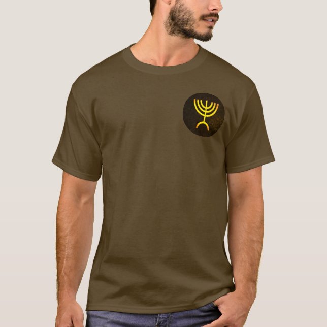 Menorah Flame T-Shirt (Vorderseite)