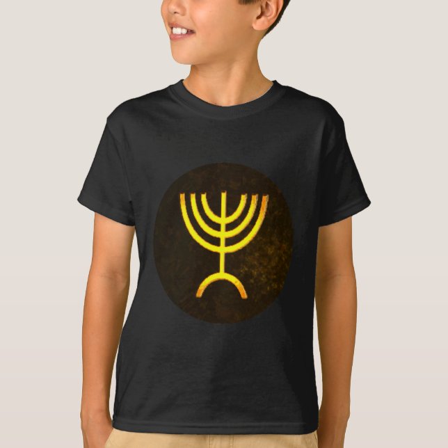 Menorah Flame T-Shirt (Vorderseite)