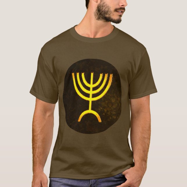 Menorah Flame T-Shirt (Vorderseite)