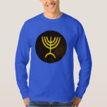 Menorah Flame T-Shirt<br><div class="desc">Eine digitale Darstellung der jüdischen siebenverzweigten Menorah (Hebräisch: מְ נ וֹ רָ ‎). Die siebenverzweigte Menorah, die im tragbaren Set von Moses in der Wildnis und später im Tempel in Jerusalem verwendet wird, ist seit der Antike ein Symbol des Judentums und das Emblem des modernen Staat Israel. Der Kohanim zündete...</div>