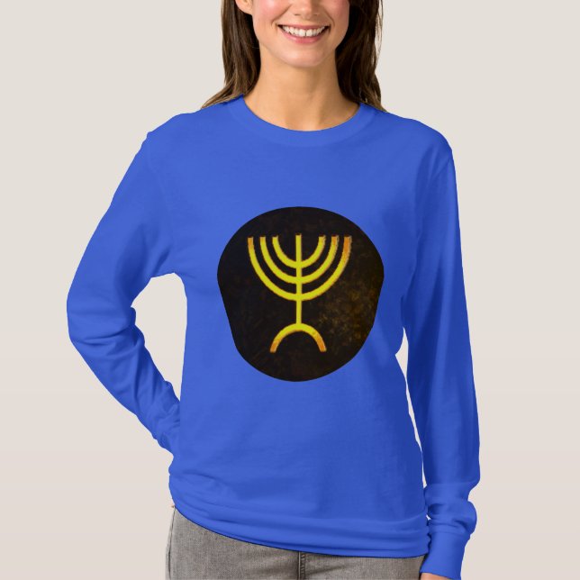Menorah Flame T-Shirt (Vorderseite)