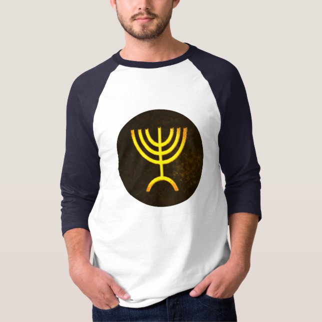 Menorah Flame T-Shirt (Vorderseite)