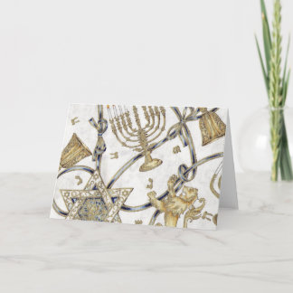 Menorah Hannukah Feiertagskarte