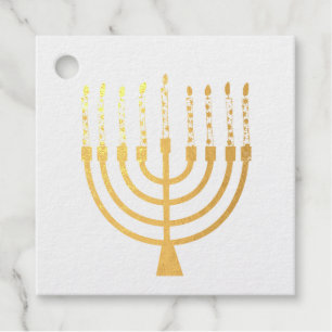 Menorah Hanukkah Celestial Candles Wedding Geschenkanhänger