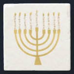 Menorah Hanukkah Celestial Candles Wedding Steinuntersetzer<br><div class="desc">Imitate Goldfolie menorah Kerzen für Ihre Hanukka Feier. Whimsical menorah Illustration mit weißen Sternen bedeckte Himmelskerzen auf einem Imitat Gold menorah Kerzenständer. Menorah elegante Sterne Hochzeit Hanukkah illustrierte Design Geschenke und Papierprodukte.</div>