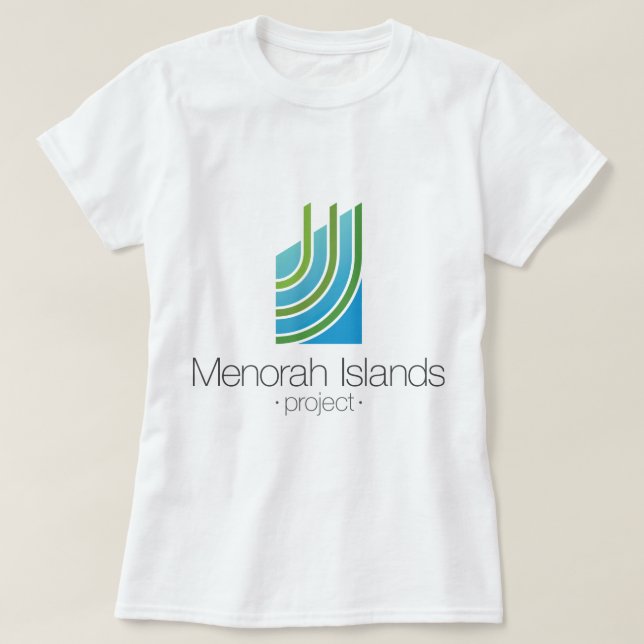 Menorah Inseln T-Shirt (Design vorne)