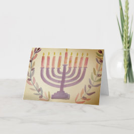 Menorah Karte