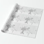 Menorah Katzen-Farbton-Geschenk-Verpackung Geschenkpapier<br><div class="desc">Beleuchten der Kerzen für Chanukah -- dieser Kitty ist auf der ganzen Erde populär, und jetzt ist er verfügbar, damit Sie Ihre eigenen künstlerischen Touchs für ein einzigartig eingewickeltes Geschenk hinzufügen, in dem die Geschenkverpackung ein Geschenk in sich ist! Vervollkommnen Sie für die Kinder und crafty Erwachsene, die gleich sind...</div>
