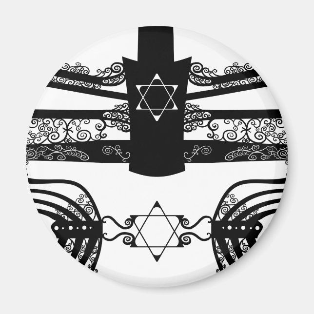 Menorah Magnet (Vorne)