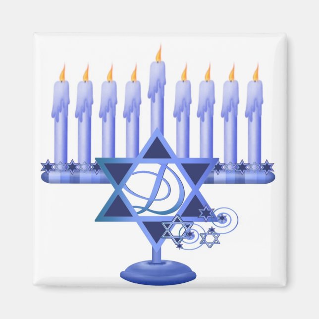 Menorah Magnet (Vorne)