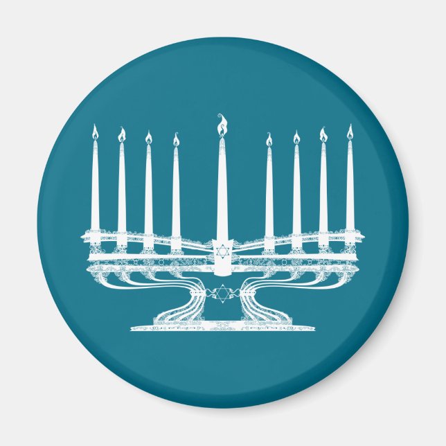 Menorah Magnet (Vorne)