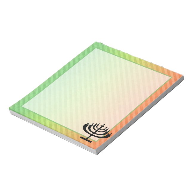 Menorah Notizblock (Rotiert)