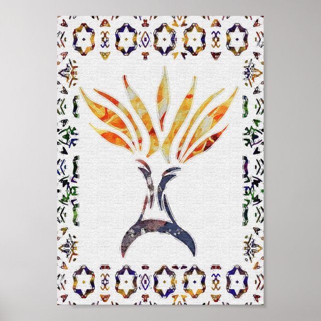 Menorah Poster (Vorne)