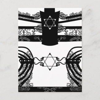 Menorah Postkarte