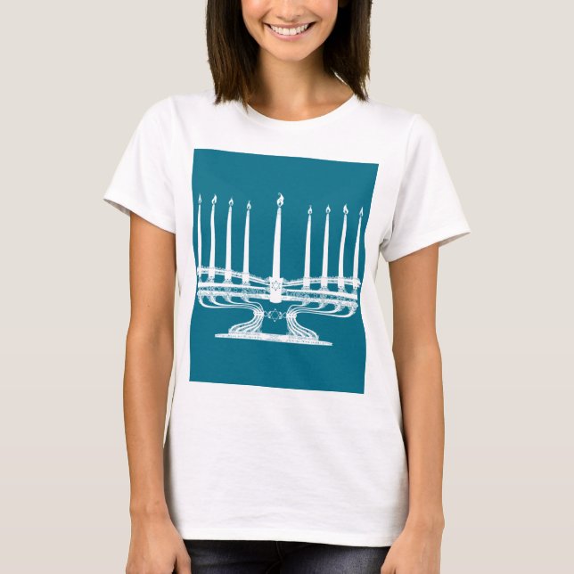 Menorah T-Shirt (Vorderseite)
