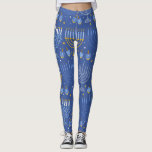 Menorah und Dreidel-Leggings Leggings<br><div class="desc">Diese bezaubernden hanukkah-Leggings machen ein großartiges Geschenk.</div>